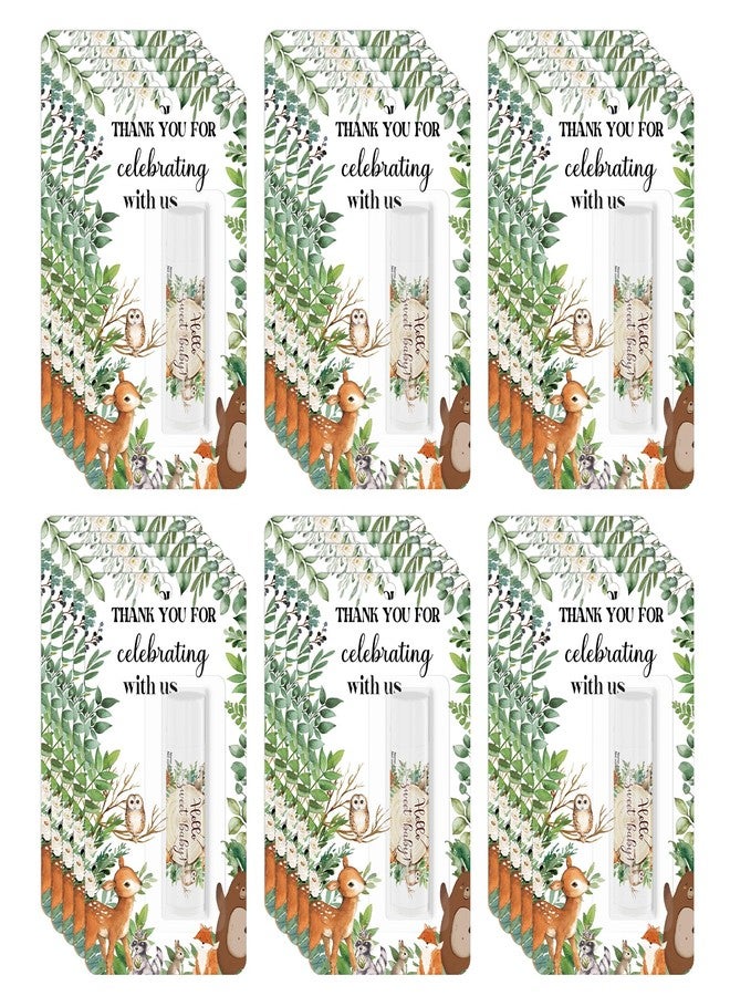 Nlicrst 30 Pack Jungle Animal Baby Shower Favors Lip Balms Bulk, Baby Showers Games Prizes Party Gifts, Gender Reveal Favors, Babys Showers Birthday Party Supplies Basket Gift Stuffers - Image 1